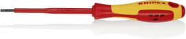 VDE egyenes csavarhúzó, penge szélesség: 3 mm, Knipex 98 20 30