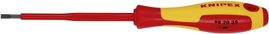 VDE egyenes csavarhúzó, penge szélesség: 3,5 mm, Knipex 98 20 35