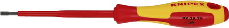 VDE egyenes csavarhúzó, penge szélesség: 3,5 mm, Knipex 98 20 35