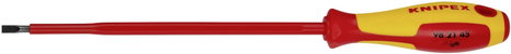 VDE egyenes csavarhúzó, penge szélesség: 4,5 mm, Knipex 98 21 45
