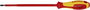 VDE egyenes csavarhúzó, penge szélesség: 4,5 mm, Knipex 98 21 45 bélyegkép