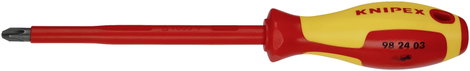 VDE kereszt csavarhúzó, PH 3, Knipex 98 24 03