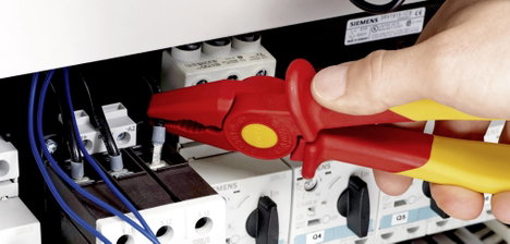 VDE műanyag markoló fogó / kombinált fogó 180 mm, Knipex 98 62 01 2. kép