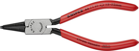 Belső seegergyűrű fogó 140 mm, 12-25 mm, egyenes, Knipex 44 11 J1