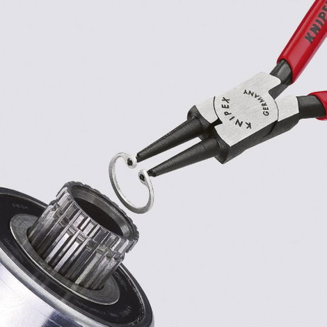 Belső seegergyűrű fogó 140 mm, 12-25 mm, egyenes, Knipex 44 11 J1 4. kép