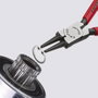 Belső seegergyűrű fogó 140 mm, 12-25 mm, egyenes, Knipex 44 11 J1 4. bélyegkép