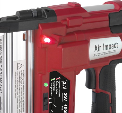 TOOLCRAFT TO-7427298 Akkus szögbelövő akkus lámpával, akku nélkül, töltő nélkül 4. kép