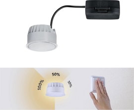 Paulmann LED Coin Nova LED-es fürdőszobai beépíthető lámpa EEK: F (A - G) LED Selyem