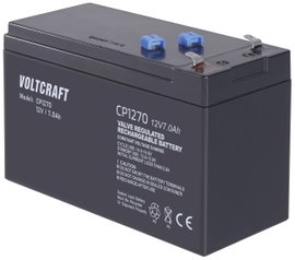 VOLTCRAFT CE12V/7Ah Ólomakku 12 V 7 Ah Ólom-vlies (AGM) (Sz x Ma x Mé) 151 x 100 x 65 mm 4,8 mm-es l