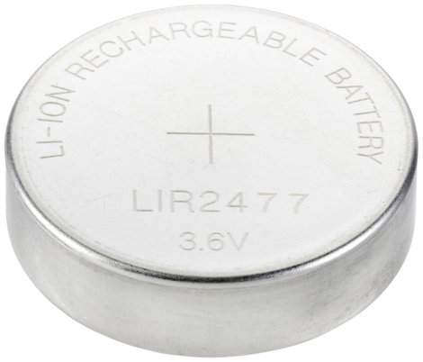VOLTCRAFT Gombakku LIR 2477 Lítium 180 mAh 3.6 V 1 db 2. kép