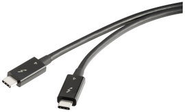 Renkforce Thunderbolt™ kábel Thunderbolt™ 4 Thunderbolt™ (USB-C®) dugó, Thunderbolt™ (USB-C®) dugó 0