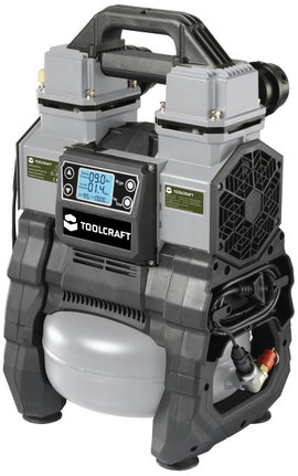 Sűrített levegős kompresszor 9 bar 12 VDC 230 VAC, Toolcraft TO-7858587