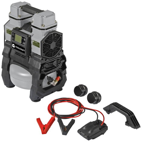 Sűrített levegős kompresszor 9 bar 12 VDC 230 VAC, Toolcraft TO-7858587 4. kép
