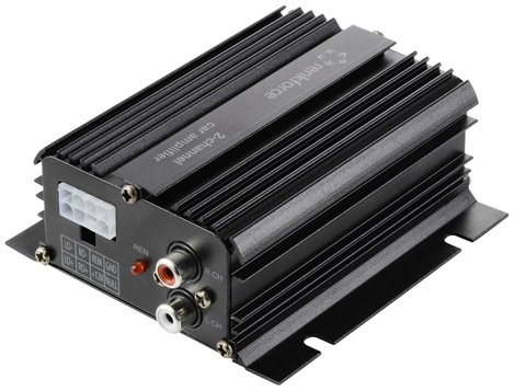 Renkforce RF-CMP-202 2 csatornás végfok 100 W Bluetooth®-/USB hanglejátszás, Hangerő-/basszus-/magas 2. kép