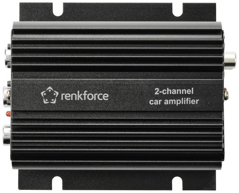 Renkforce RF-CMP-202 2 csatornás végfok 100 W Bluetooth®-/USB hanglejátszás, Hangerő-/basszus-/magas 3. kép