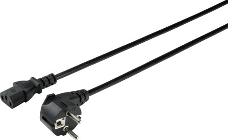 Sygonix SY-5043450 Hidegkészülékek Csatlakozókábel Fekete 3.00 m
