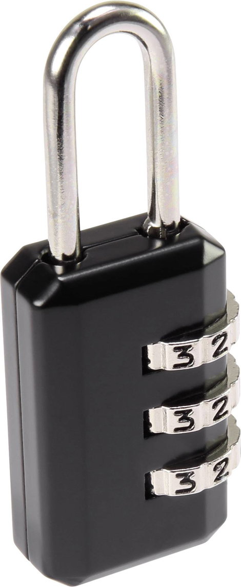 Sygonix SY-5044452 Függő lakat 22 mm Fekete Számkódos zár 2. kép