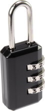 Sygonix SY-5044452 Függő lakat 22 mm Fekete Számkódos zár 2. bélyegkép