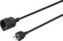 Sygonix SY-4872636 Áram Hosszabbítókábel 16 A Fekete 5.00 m H05VV-F 3G 1,5 mm² bélyegkép