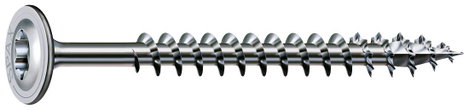 SPAX 251010800805 Facsavar 8 mm 80 mm Torx, E TORX Acél Galvanikusan cinkezett 50 db 2. kép
