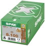 SPAX 251010800805 Facsavar 8 mm 80 mm Torx, E TORX Acél Galvanikusan cinkezett 50 db 3. bélyegkép