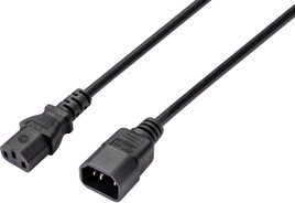 Sygonix SY-5044234 Hidegkészülékek Hosszabbítókábel Fekete 3.50 m