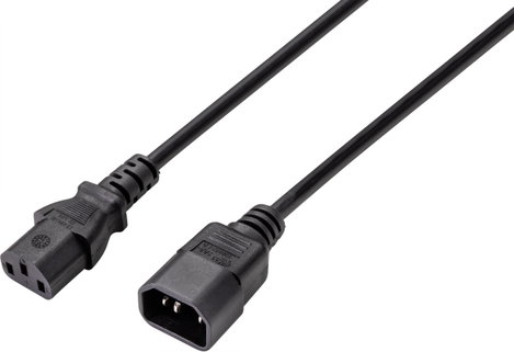 Sygonix SY-5044234 Hidegkészülékek Hosszabbítókábel Fekete 3.50 m