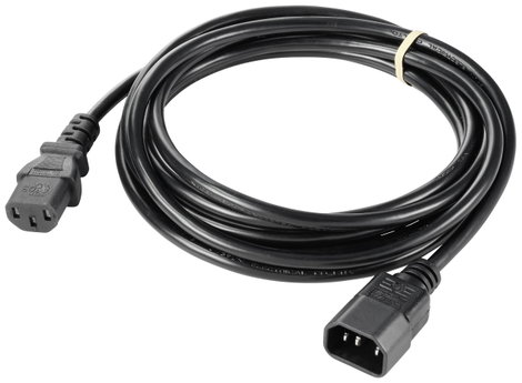 Sygonix SY-5044234 Hidegkészülékek Hosszabbítókábel Fekete 3.50 m 2. kép