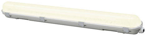 Sygonix LED-es lámpa nedves helyiségbe LED G13 9 W Natúr fehér Szürke 2. kép