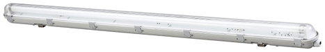 Sygonix LED-es lámpa nedves helyiségbe LED G13 18 W Natúr fehér Szürke