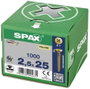 SPAX SPAX Seko-Z 1081020250255 Facsavar 2.5 mm 25 mm Kereszthornyú Pozidriv Acél #####YELLOX 1000 db 3. bélyegkép