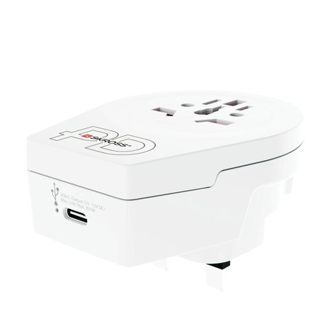 Skross 1.500291 Úti adapter Country Adapter World to UK USB C20PD 2. kép