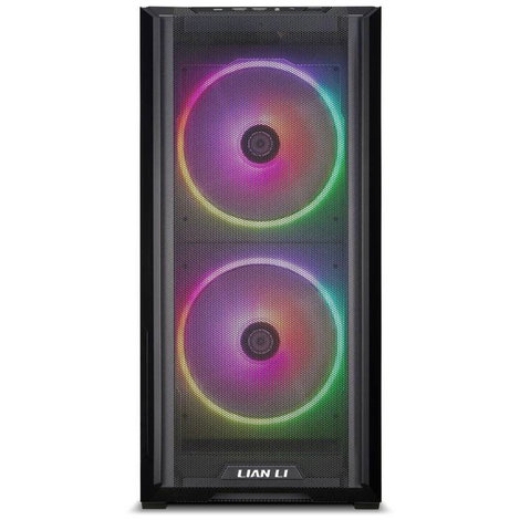 Lian Li LANCOOL 216RX Midi torony Ház, Gaming doboz Fekete 2. kép