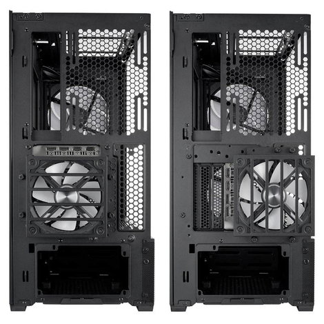 Lian Li LANCOOL 216RX Midi torony Ház, Gaming doboz Fekete 3. kép