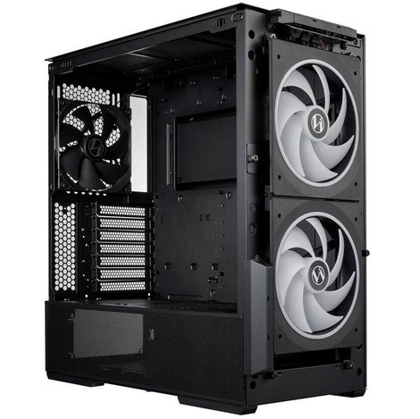 Lian Li LANCOOL 216RX Midi torony Ház, Gaming doboz Fekete 6. kép