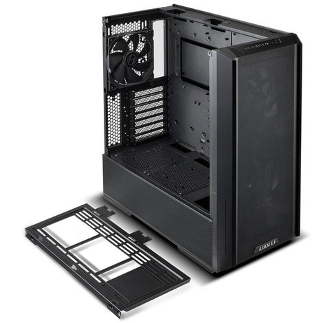 Lian Li LANCOOL 216RX Midi torony Ház, Gaming doboz Fekete 7. kép