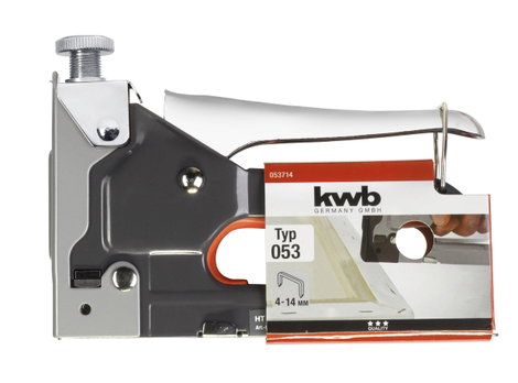 kwb 053714 Kézi tűzőgép Kapocs típus 53F típus Kapocs hosszúság 4 - 14 mm 2. kép