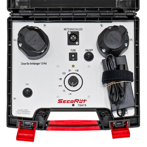 Pótkocsi vizsgálati eset 12 volt 12 V SecoRüt 70415 2. kép