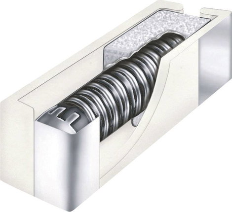 SMD huzalellenállás 6,8 Ω 3 W ± 5 %, HCAS C3S 2. kép