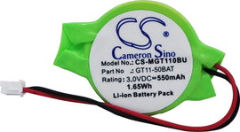 CS Cameron Sino Backup elem Megfelelő eredeti akku FX3U-32BL, GT11-50BAT Mitsubishi 3 V 550 mAh