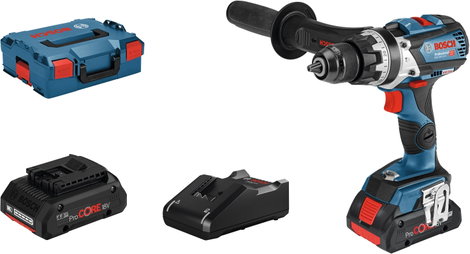 Bosch Professional GSB 18V-110 C 2 sebességfokozat-Akkus ütvefúró-csavarozó 2. akkuval, Töltővel, Ho