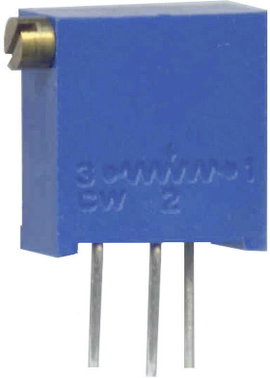 Álló trimmer potméter, oldalt állítható, 50 kΩ 0,25 W ± 10 % 3266X, Weltron WEL3266-X-503-LF