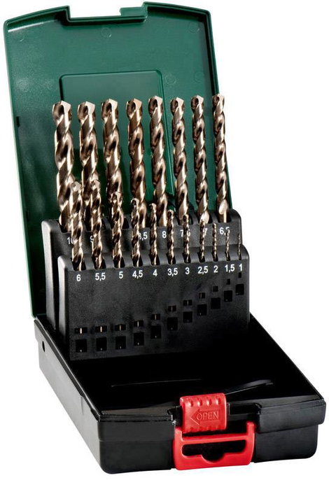 Metabo 627121000 Fém spirálfúró készlet 19 részes 1 db