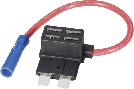 TRU COMPONENTS Lapos biztosíték adapter Lapos biztosíték 15 A 1.5 mm² 1 db
