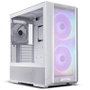 Lian Li LANCOOL 216RW Midi torony Ház, Gaming doboz Fehér bélyegkép
