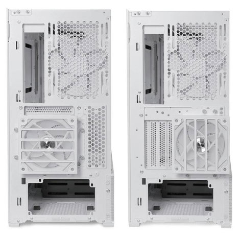 Lian Li LANCOOL 216RW Midi torony Ház, Gaming doboz Fehér 3. kép