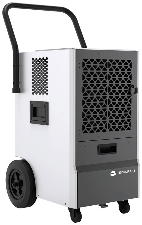 Páramentesítő 80 m² 545 W 50 l/nap szürke-fehér, TOOLCRAFT OL50-BD056CES