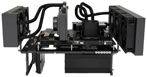 Streacom Benchtable Ház Fekete 2. kép
