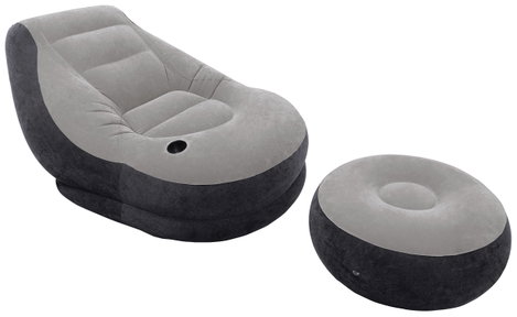 Intex 68564NP UltraLounge fotel oszmánnal Szürke