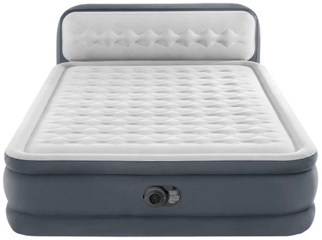 Intex 64448ND Légágy DuraBeam UltraPlush Headboard 220V pumpával, Queen, kétrétegű Fiber-Tech belső